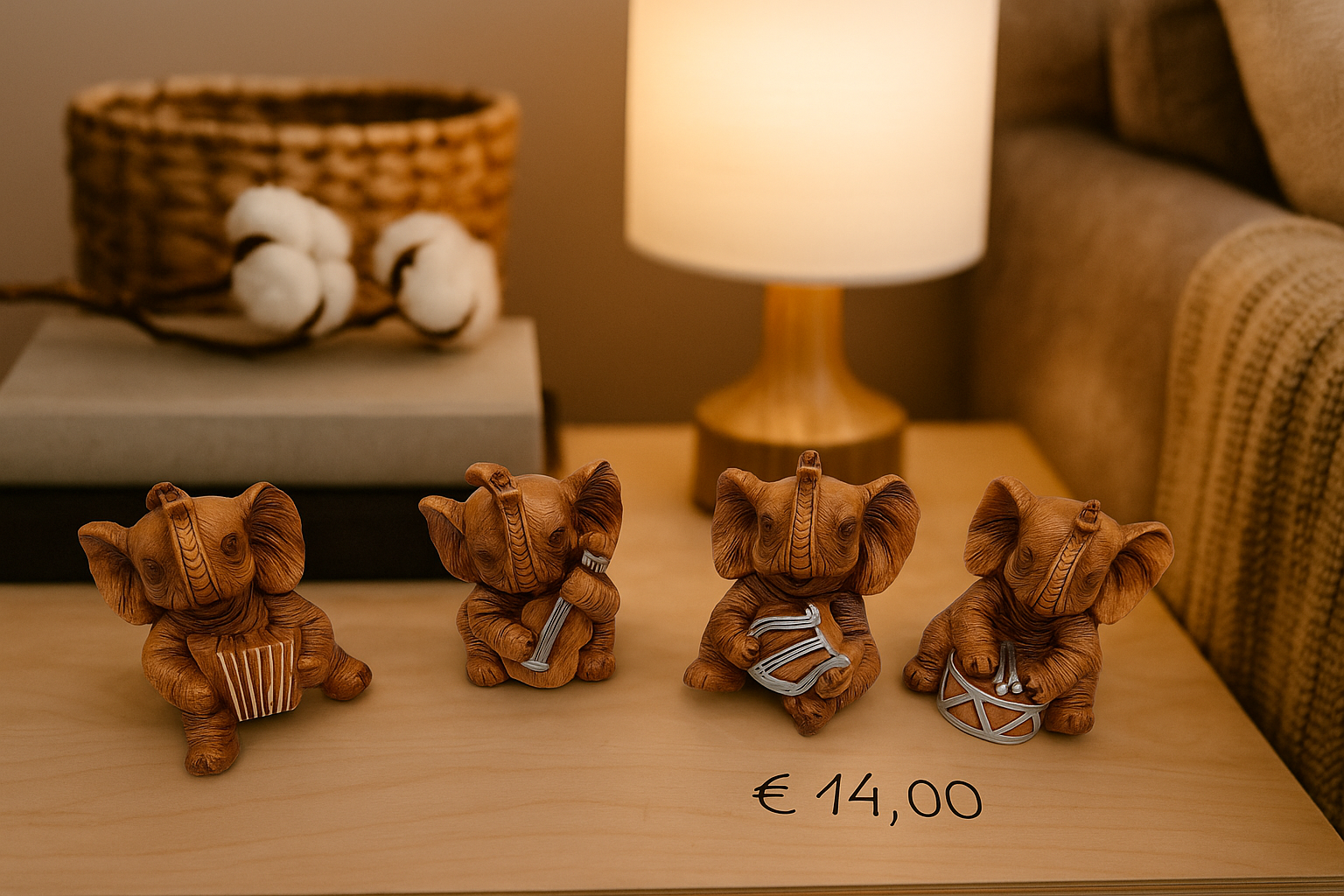 Elephant Set of 4